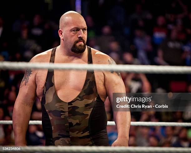 Big Show enters the ring during the WWE Raw event at Rose Garden arena in Portland, Ore., Monday February 27th, 2012.