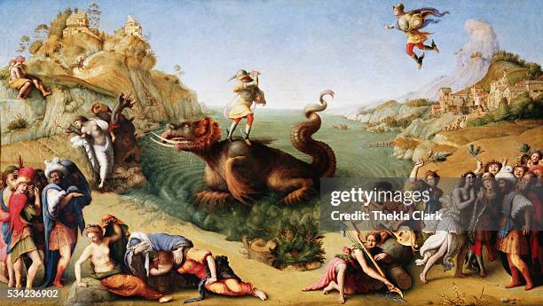 Perseus Liberating Andromeda by Piero di Cosimo
