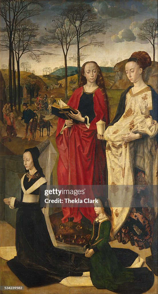 Right Panel of the Portinari Altarpiece by Hugo van der Goes