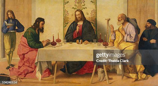 The Supper in Emmaus by Vincenzo di Biagio Catena