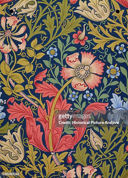 Design by John Henry Dearle produced for Morris and Co., the decorative art company of William Morris.