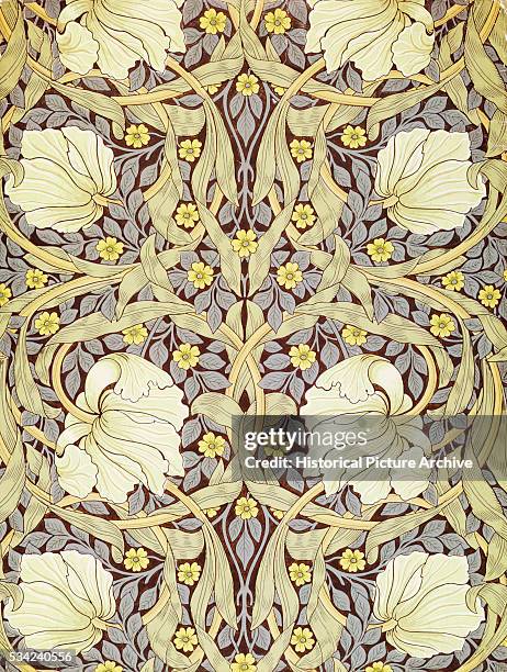 Pimpernell Wallpaper Design by William Morris