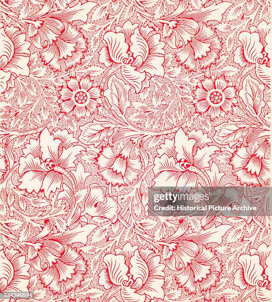 Poppy Wallpaper by William Morris