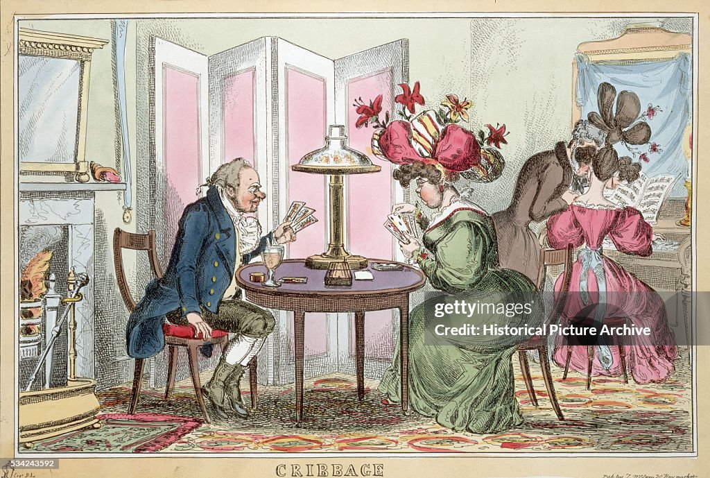 Who Invented Cribbage 19th Century British Illustration Entitled Cribbage News Photo - Getty ...