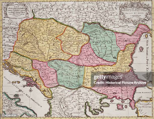 Map of the Balkans