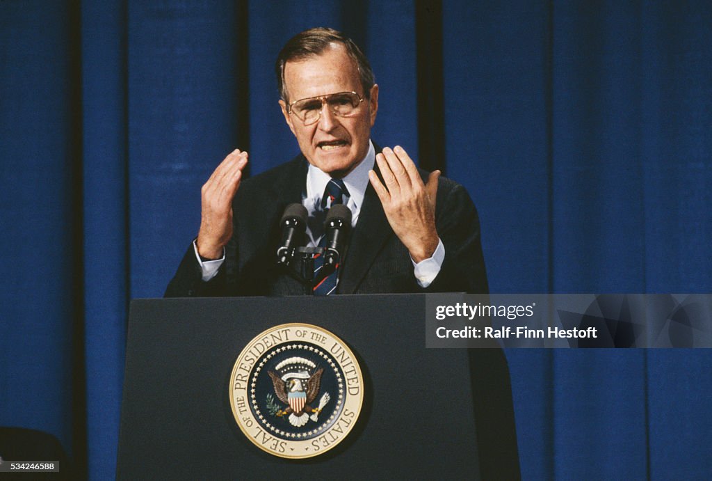 George Bush Speaking