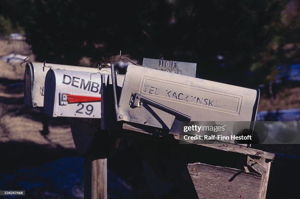 Unabomber Theodore Kaczynski's Mailbox