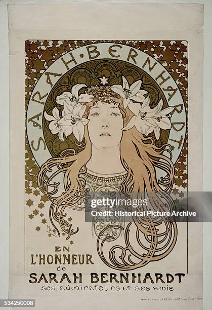 Sarah Bernhardt Poster by Alphonse Mucha