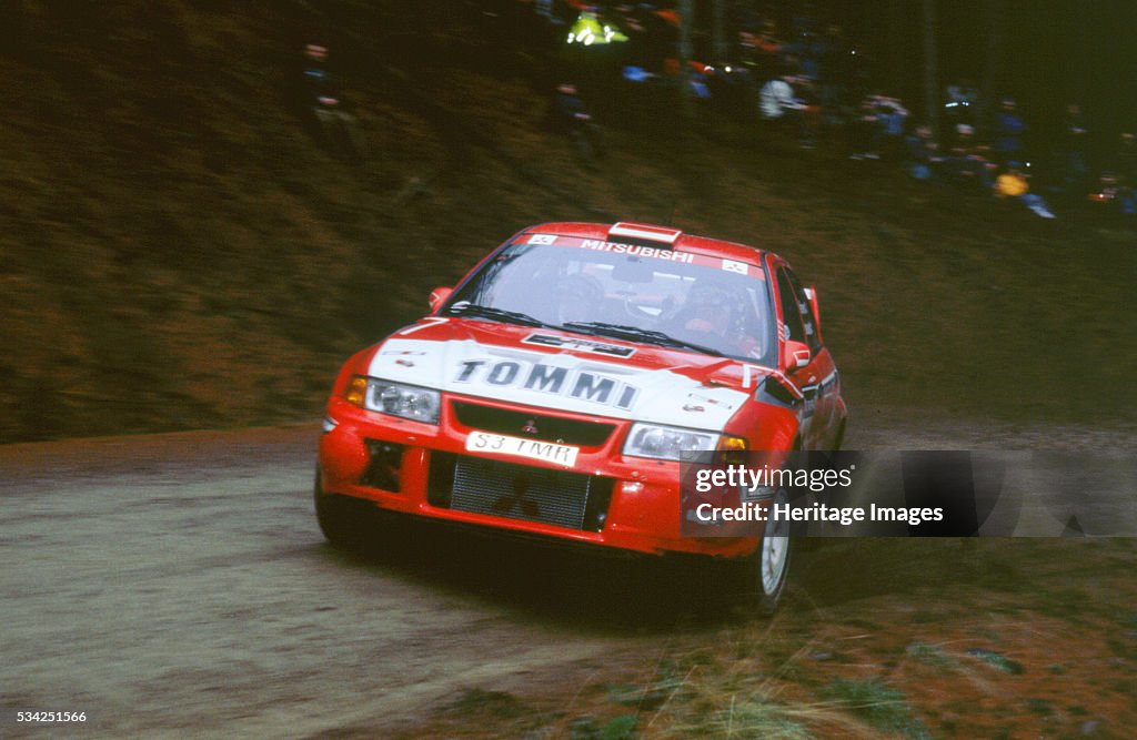 1999 Mitsubishi Lancer EVO Network Q Rally.Timo Makinen
