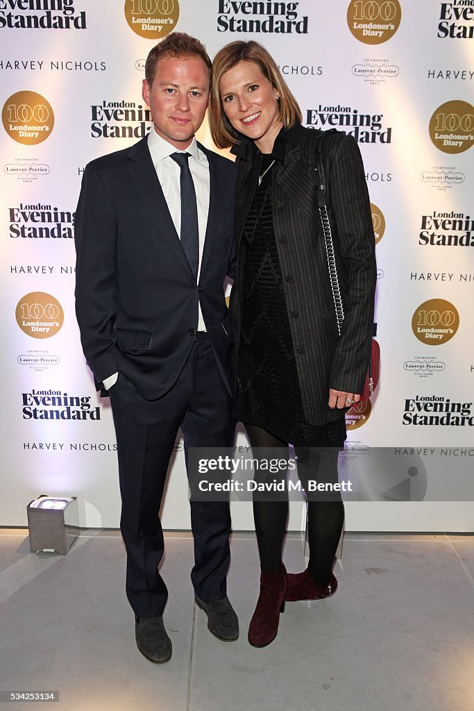 The London Evening Standard Londoner's Diary 100th Birthday Party