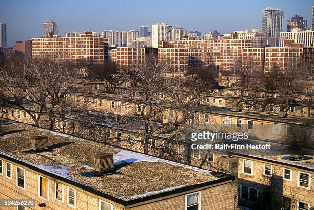 Cabrini-Green is a 70-acre low income housing project in Chicago.