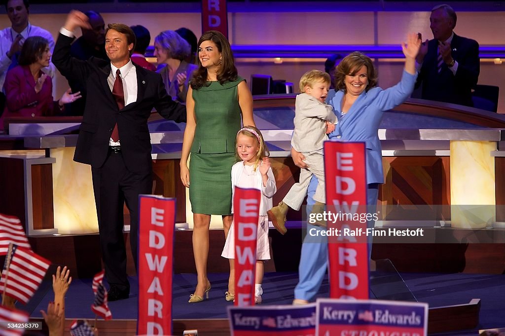 2004 DNC - John Edwards and Family