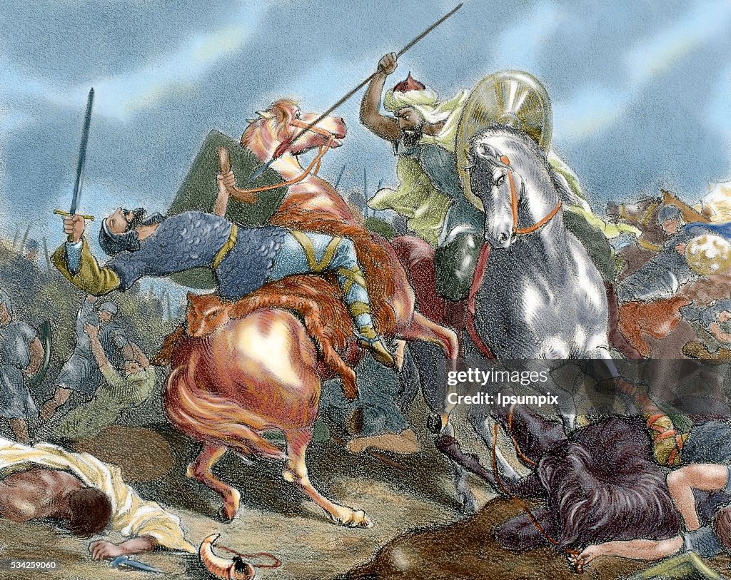 Sir Roderic Got Roderic. Last Visigoth king of Iberia . Death of Roderic by Tariq ibn ...