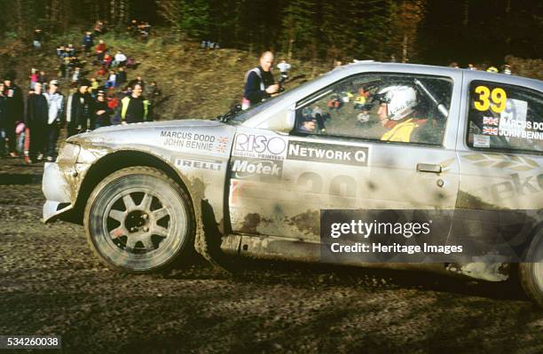 Ford Escort wrc driven by Marcus Dodd in 1998 Network Q rally, 2000.
