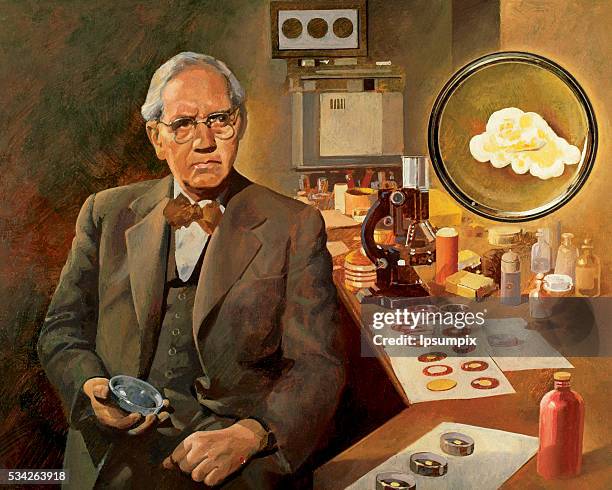 Alexander Fleming . British microbiologist, discoverer of penicillin . Nobel Prize in Physiology and Medicine in 1945.