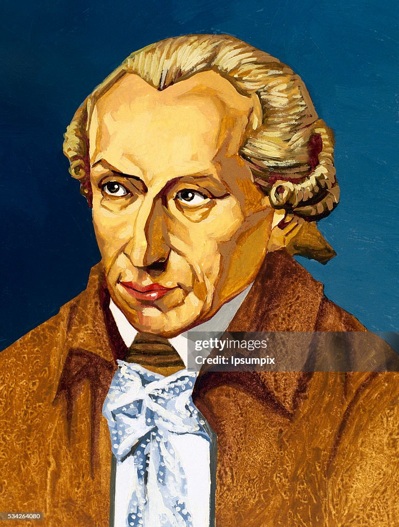 Immanuel Kant . German philosopher. End of the 18th Century... News ...