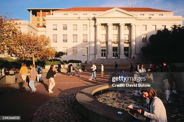 California: University of California, Berkeley campus and main library.