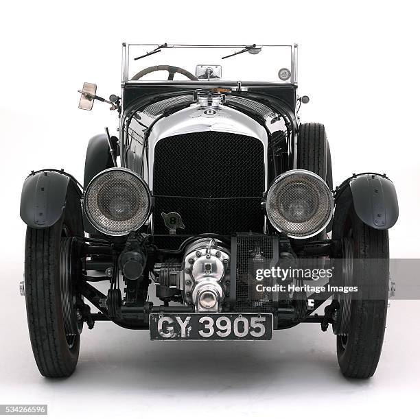 Front view of 1930 Bentley 4.5 litre blower, 2000.