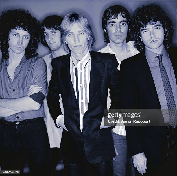 Tom Petty and the Heartbreakers shot in Hollywood, California, during the Damn the Torpedoes tour.