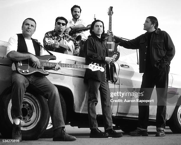 Los Lobos shot in downtown Los Angeles in 1998.