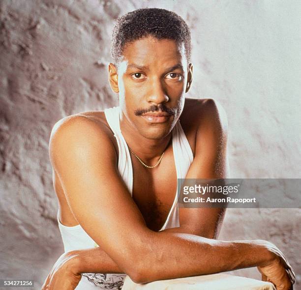 Actor Denzel Washington poses for a portrait in 1987 in Los Angeles, California.