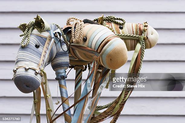 hobbyhorses - hobby horse stock pictures, royalty-free photos & images