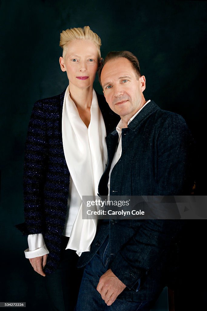 Tilda Swinton and Ralph Fiennes, Los Angeles Times, May 8, 2016