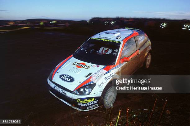 Network Q Rally,Colin Mcrae in Ford Focus RS WRC, 2000.