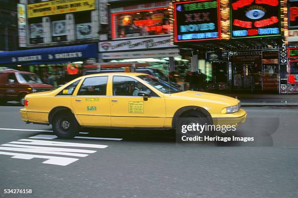 New York City Taxi cab 1995, 2000.