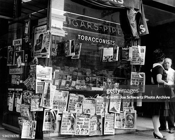 Tabloids for Sale at Tobacco Shop