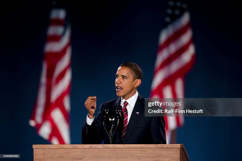 USA - 2008 Presidential Election - Barack Obama Elected President