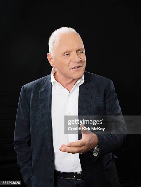 Actor Anthony Hopkins is photographed for Los Angeles Times on May 18, 2016 in Los Angeles, California. PUBLISHED IMAGE. CREDIT MUST READ: Kirk...