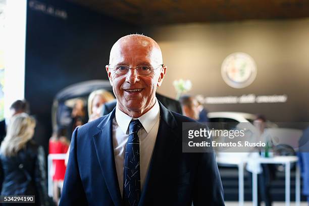 Arrigo Sacchi attends Bocelli and Zanetti Night on May 25, 2016 in Rho, Italy.