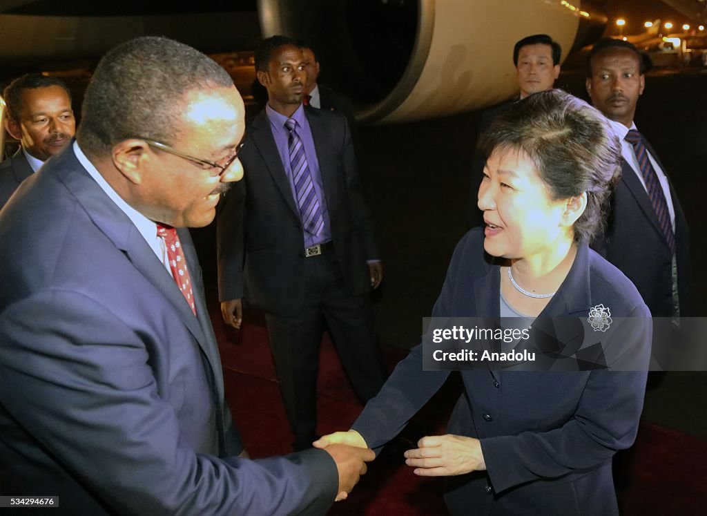 South Korean President Park Geun-Hye in Ethiopia