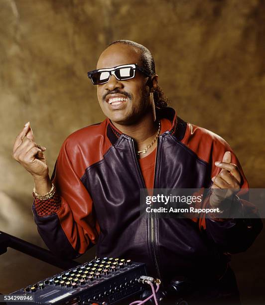 Stevie Wonder, circa 1980.