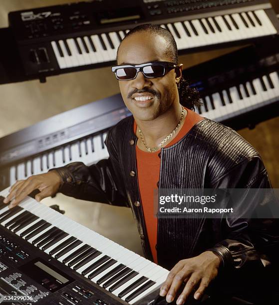 Stevie Wonder, circa 1980.