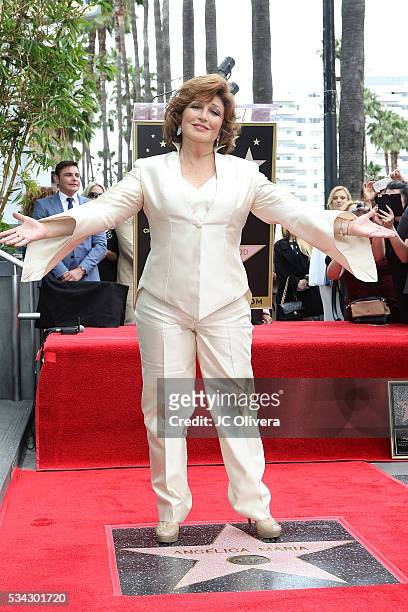 Recording artist/actress Angelica Maria Honored With Star On The Hollywood Walk Of Fame on May 25, 2016 in Hollywood, California.