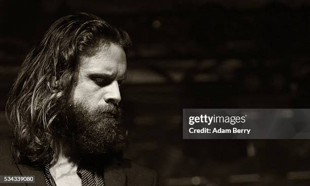 Father John Misty performs during a concert at Astra Kulturhaus on May 25, 2016 in Berlin, Germany.