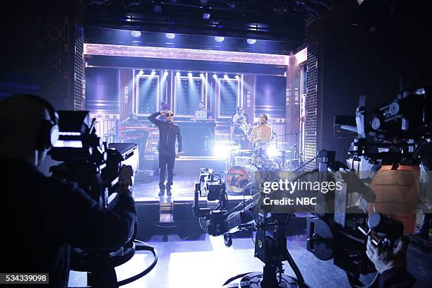 Episode 0479 -- Pictured: T.I. Performs with musical guest Anderson .Paak and the Free Nationals on May 25, 2016 --