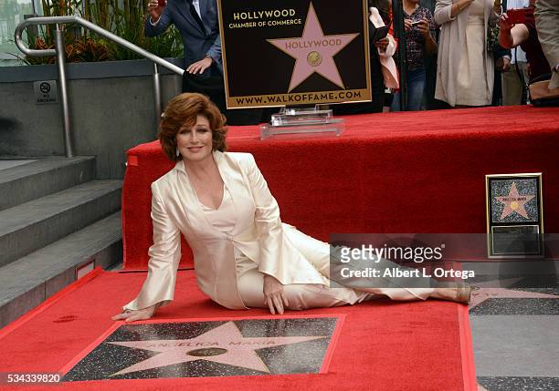 Angelica Maria is honored with a Star on The Hollywood Walk of Fame on May 25, 2016 in Hollywood, California.
