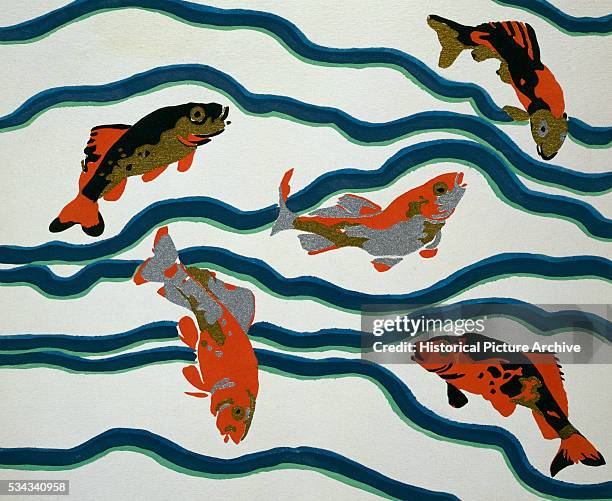 1,385 Gold Fish Pattern Stock Photos, High-Res Pictures, and Images ...