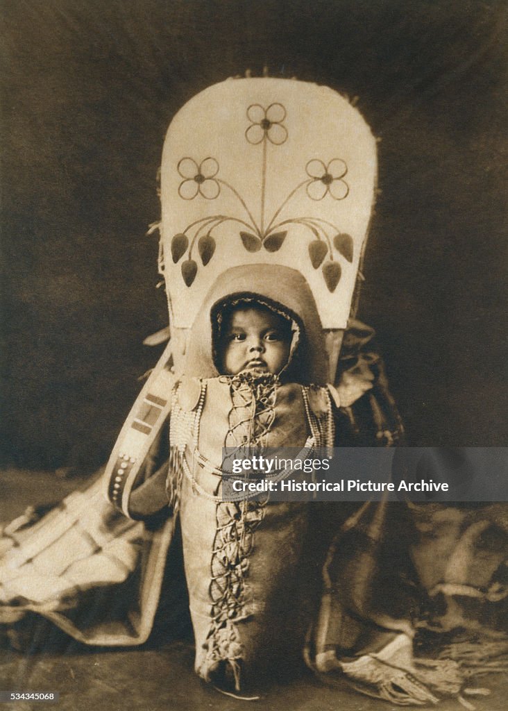 Nez Perce Babe by Edward S. Curtis