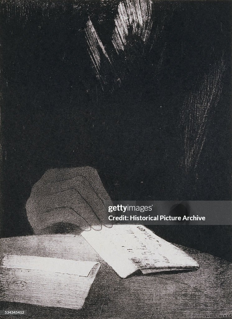From All Appearances, It was a Hand of Flesh and Blood, Just Like Mine by Odilon Redon
