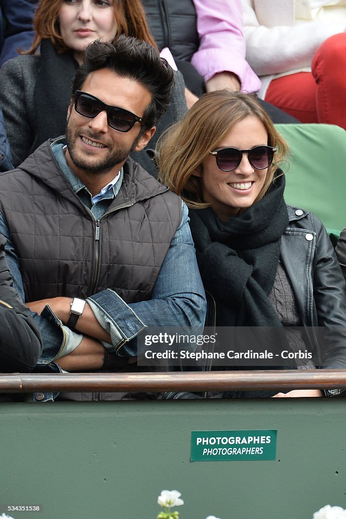 Celebrities at French Open 2016 - Day Three