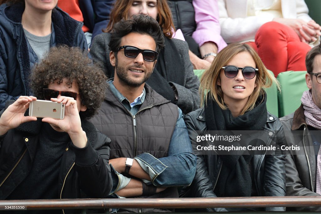 Celebrities at French Open 2016 - Day Three