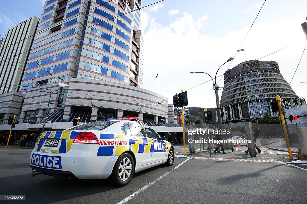 New Zealand Parliament In Lock Down Following Protest