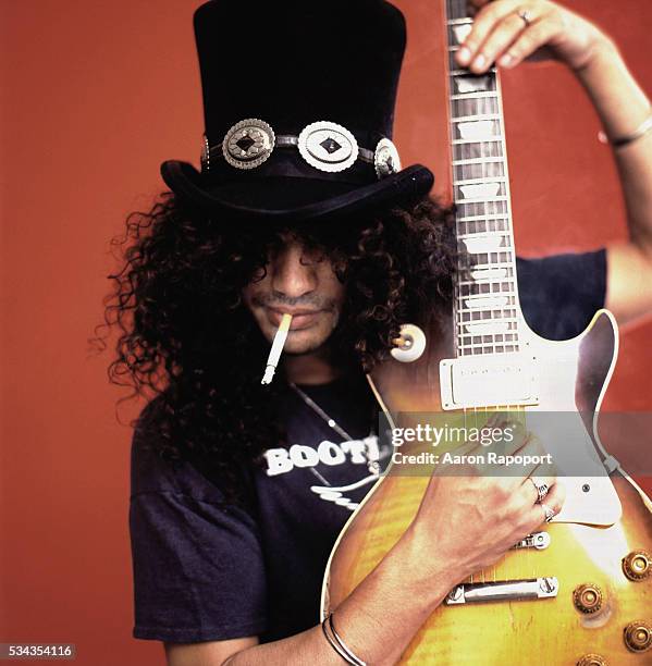 Slash Playing Guitar