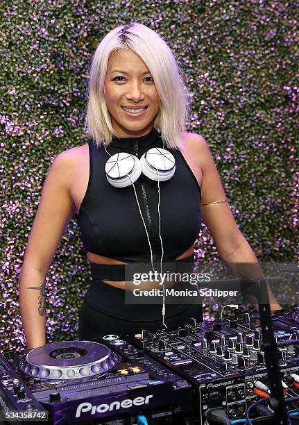 May Kwok attends the Cushnie et Ochs x Bandier Collection Launch Party at Bandier Flatiron on May 25, 2016 in New York City.