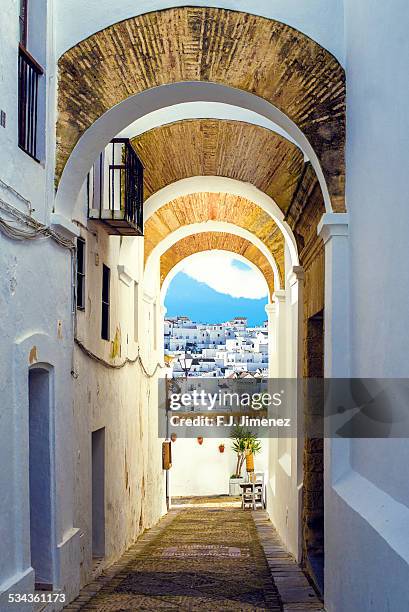 vejer de la frontera - vejer de la frontera stockfoto's en -beelden