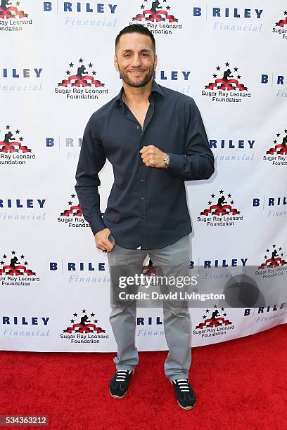 Sergio Mora arrives at the 7th Annual Big Fighters, Big Cause Charity Boxing Night Benefiting The Sugar Ray Leonard Foundation at The Ray Dolby...